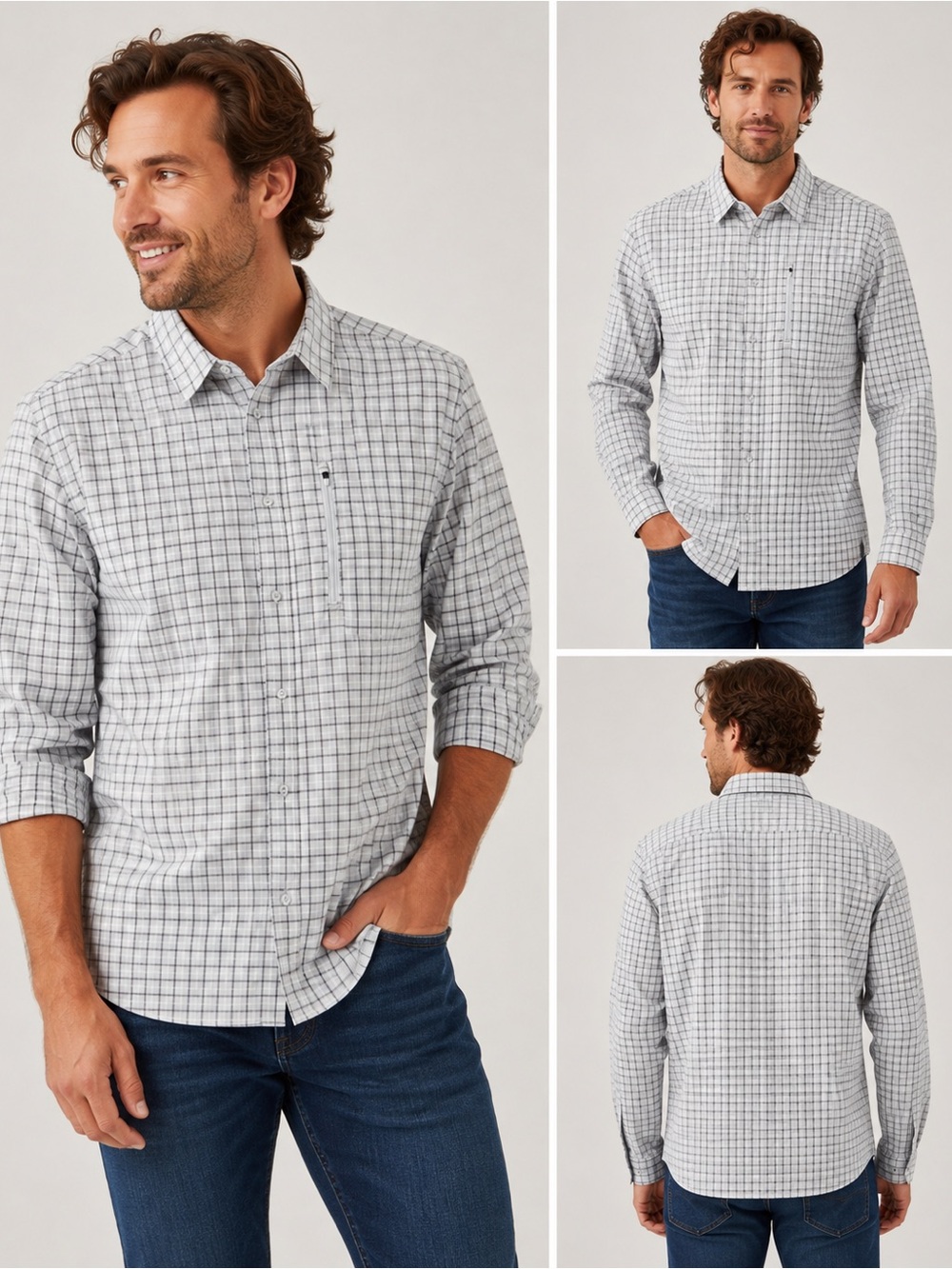 Duluth Trading Alaskan Hardgear Untucked Plaid Shirt Men’s XL Tall Stretch 1170